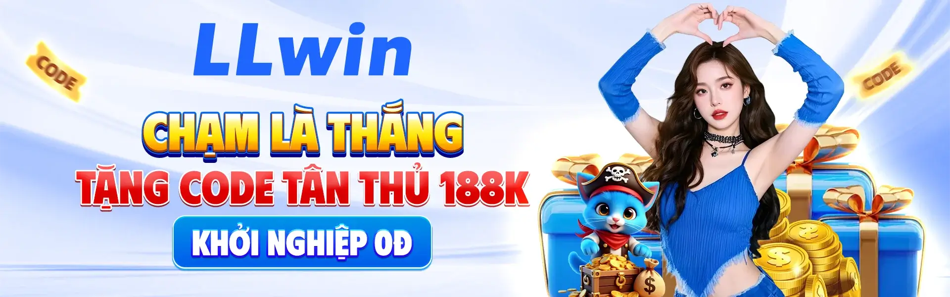 LLWIN tặng giftcode tân thủ 188K
