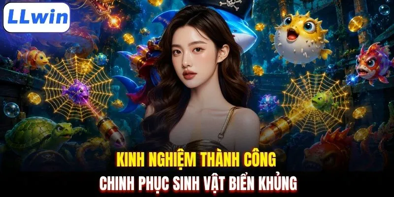 Kinh nghiệm thành công chinh phục sinh vật biển khủng